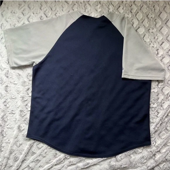 Vintage Men’s Extra Large Blue And Grey Seattle Mariners Baseball Jersey - Picture 2 of 4